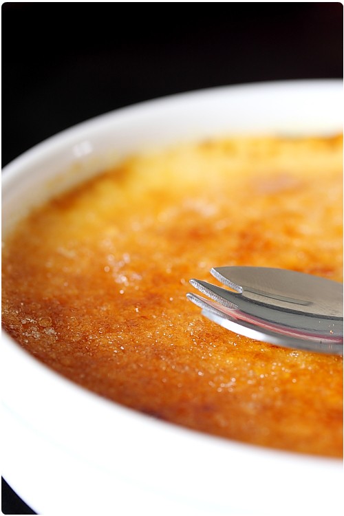 Crème brûlée au Christmas Tea